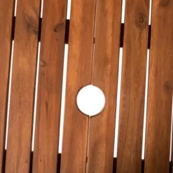 Acacia Wood Patio Simple Rectangle Dining Table - Saracina Home -Saracina Home GUEST 6a8e9a16 57d6 4524 a5c0 ac48c138f6b8