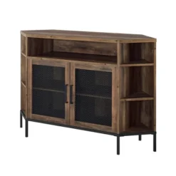 Corner TV Stand For TVs Up To 55" With Metal Mesh Doors - Saracina Home 29 Corner TV Stand For TVs Up To 55" With Metal Mesh Doors - Saracina Home -Saracina Home GUEST 6ae67eda 98e0 4339 8d27 0a4065c69d8a