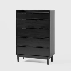 Mid-Century Modern Solid Wood 6 Drawer Vertical Dresser - Saracina Home 30 Mid-Century Modern Solid Wood 6 Drawer Vertical Dresser - Saracina Home -Saracina Home GUEST 6d2c0779 4091 45d2 b54a 87bae790d2cd