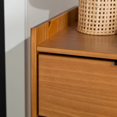 Mid-Century Modern Solid Wood 5 Drawer Chest Of Drawers - Saracina Home 12 Mid-Century Modern Solid Wood 5 Drawer Chest Of Drawers - Saracina Home - Image 10