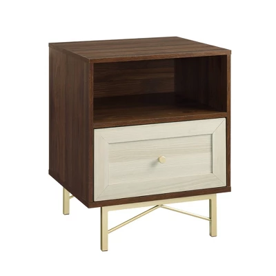Jones Modern 1 Drawer Nightstand With Cubby - Saracina Home 5 Jones Modern 1 Drawer Nightstand With Cubby - Saracina Home - Image 3