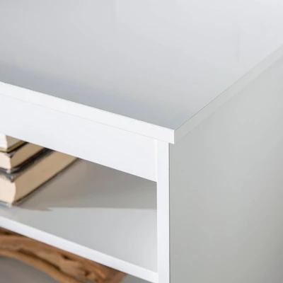 Modern Contemporary Simple Wood Storage Console TV Stand For TVs Up To 65" - Saracina Home 10 Modern Contemporary Simple Wood Storage Console TV Stand For TVs Up To 65" - Saracina Home - Image 8