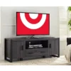 Modern Urban Industrial TV Stand For TVs Up To 65" Charcoal - Saracina Home -Saracina Home GUEST 7110123f 3797 4077 bbef ae6718a022b0