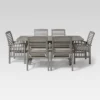 Ravenscroft 7pc Acacia Wood Patio Dining Set With Expandable Table Gray Wash - Saracina Home -Saracina Home GUEST 71a2e5ef 403a 4f91 9d8c 6094c5d44ba2