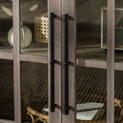 Avalene Modern Farmhouse 4 Door Glass Window Pane TV Stand For TVs Up To 65" - Saracina Home 32 Avalene Modern Farmhouse 4 Door Glass Window Pane TV Stand For TVs Up To 65" - Saracina Home -Saracina Home GUEST 71a72b5b cad6 4b7c 9000 29ddb499d020