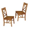 Set Of 2 Traditional Distressed Wood Dining Chairs - Saracina Home -Saracina Home GUEST 78cec094 b721 43e2 82b3 53adc37bfb78