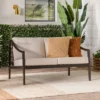 Saracina Home Mid-Century Modern Slatted Acacia Outdoor Bench With Cushions 1 Saracina Home Mid-Century Modern Slatted Acacia Outdoor Bench With Cushions -Saracina Home GUEST 7998500f a8a6 4991 bffc d371e4bb253f
