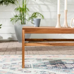 Outdoor Acacia Wood Slatted Coffee Table - Saracina Home -Saracina Home GUEST 807e4acc a010 4dc0 a317 fee88592c512