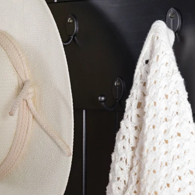 Waylon Rustic Farmhouse Solid Wood Tall Hall Tree - Saracina Home 11 Waylon Rustic Farmhouse Solid Wood Tall Hall Tree - Saracina Home - Image 9