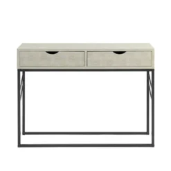 Faux Shagreen Modern 2 Drawer Entry Table - Saracina Home 12 Faux Shagreen Modern 2 Drawer Entry Table - Saracina Home -Saracina Home GUEST 87627168 e37e 4199 b1cd 3317f9bd9460