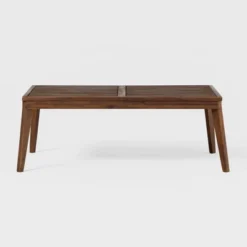 Saracina Home Acacia Mid-Century Modern Rectangle Slatted Patio Coffee Table -Saracina Home GUEST 887865a1 1bc7 4e17 b5f0 2e400268aee3