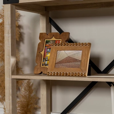 64" Sophie Industrial X Frame Bookshelf - Saracina Home 10 64" Sophie Industrial X Frame Bookshelf - Saracina Home - Image 8