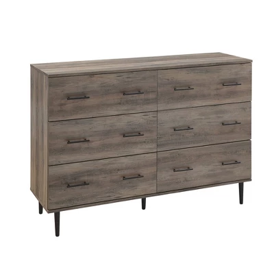 Higgins Modern Horizontal 6 Drawer Dresser - Saracina Home 18 Higgins Modern Horizontal 6 Drawer Dresser - Saracina Home - Image 16
