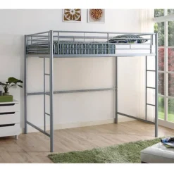 Full Size Metal Platform Loft Bed - Saracina Home -Saracina Home GUEST 9827486b 8eef 4c29 bed4 020e3bf12eed