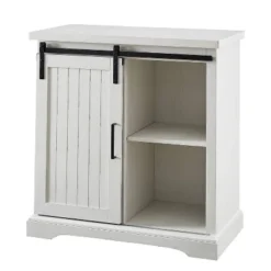 Tertia Grooved Sliding Barn Door Transitional Accent Cabinet - Saracina Home -Saracina Home GUEST 995397ae e044 437c 908c 90a407ce5f0d