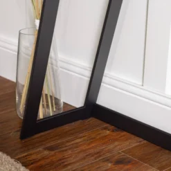 Urban Industrial Entry Table With Wood And Metal Dark Walnut - Saracina Home -Saracina Home GUEST 99db12da 9646 4861 be4a c35dc3e76dc7