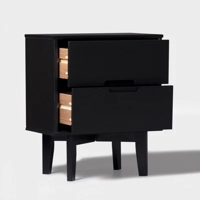 Mid-Century Modern Wood Nightstand - Saracina Home 9 Mid-Century Modern Wood Nightstand - Saracina Home - Image 7