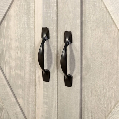 Modern Transitional Sliding Barndoor TV Stand For TVs Up To 65"- Saracina Home 9 Modern Transitional Sliding Barndoor TV Stand For TVs Up To 65"- Saracina Home - Image 7