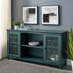 Bayland Transitional Double Fretwork Door Sideboard Antique Dark Teal - Saracina Home 9 Bayland Transitional Double Fretwork Door Sideboard Antique Dark Teal - Saracina Home -Saracina Home GUEST a7a4137b fa9d 4635 ab03 e900a440d49d