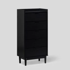 Mid-Century Modern Solid Wood 5 Drawer Chest Of Drawers - Saracina Home 20 Mid-Century Modern Solid Wood 5 Drawer Chest Of Drawers - Saracina Home -Saracina Home GUEST acd6239f 12ab 4a61 acdc 65648c6b21b1