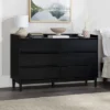 Mid-Century Modern Solid Wood 6 Drawer Double Dresser - Saracina Home -Saracina Home GUEST b011dc46 dec9 4b6d b0d9 f3d33b96dc2a