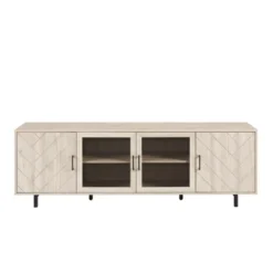Vik Modern Boho 4 Door Herringbone TV Stand For TVs Up To 80" - Saracina Home 13 Vik Modern Boho 4 Door Herringbone TV Stand For TVs Up To 80" - Saracina Home -Saracina Home GUEST b08db226 d2f4 4b00 92c0 9188cbaee310