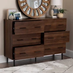 Higgins Modern Horizontal 6 Drawer Dresser - Saracina Home 22 Higgins Modern Horizontal 6 Drawer Dresser - Saracina Home -Saracina Home GUEST b51baecc 8022 4031 8aac a3ba997bb471