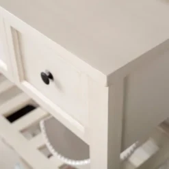 48" Farmhouse Solid Wood 2 Drawer Buffet White - Saracina Home -Saracina Home GUEST b5853194 2753 4ee0 a18a 2cc770d50078