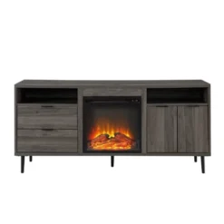 Ronan Modern Storage With Electric Fireplace TV Stand For TVs Up To 65" - Saracina Home 17 Ronan Modern Storage With Electric Fireplace TV Stand For TVs Up To 65" - Saracina Home -Saracina Home GUEST b706d540 dab6 4171 93de 408c264fa232