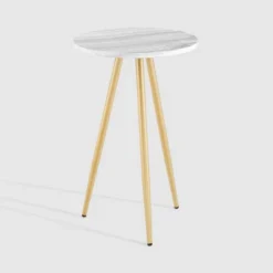 Modern Glam 3 Leg Round Side Table - Saracina Home -Saracina Home GUEST b7937721 a015 40f8 b789 ced140f4110d