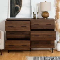 Higgins Modern Horizontal 6 Drawer Dresser - Saracina Home 31 Higgins Modern Horizontal 6 Drawer Dresser - Saracina Home -Saracina Home GUEST b9ad2599 c3d3 4715 919d 305b0736c463