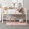 Twin Solid Pine Wood Low Loft Bed White - Saracina Home 2 Twin Solid Pine Wood Low Loft Bed White - Saracina Home -Saracina Home GUEST ba1cd86e c50a 410d 82b9 1f29a6d71e17