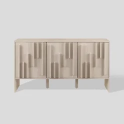 Modern Staggered Vertical Accent 3 Door Sideboard - Saracina Home 12 Modern Staggered Vertical Accent 3 Door Sideboard - Saracina Home -Saracina Home GUEST bad756e7 423c 499b bb60 e0b6419d19a1