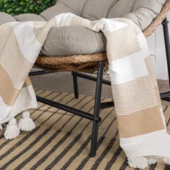 2pk Papasan Scoop Outdoor Patio Chair - Natural - Saracina Home -Saracina Home GUEST bb221ed9 5031 4822 a693 d68bf274dce0