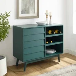 Mid Century Modern Bar Cabinet With Angled Legs - Saracina Home -Saracina Home GUEST bb97c730 0488 4870 b7db 29f8e246d1f1