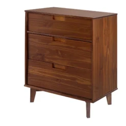 Mid-Century Modern Wood 3 Drawer Dresser - Saracina Home -Saracina Home GUEST be6f0fe3 dfe4 4f88 9be5 36b84702fe9c