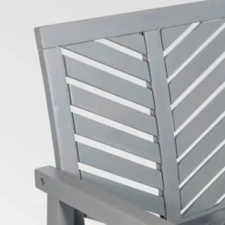 Slatted Chevron Acacia Wood Patio Rocking Chair - Saracina Home -Saracina Home GUEST bf33d1bb 84ab 41ba 8ee9 50122149e9f3