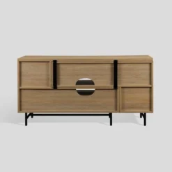 Modern Reeded Door Extendable TV Stand For TVs Up To 50" - Saracina Home -Saracina Home GUEST c5b6f26d e17f 43c5 b338 9eae1f33e57d