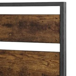 Queen Urban Chic Metal And Wood Plank Bed Brown - Saracina Home 12 Queen Urban Chic Metal And Wood Plank Bed Brown - Saracina Home -Saracina Home GUEST c5d1297f 85aa 4822 af1e 1303eb054e5b