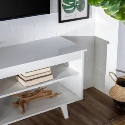 Modern Contemporary Simple Wood Storage Console TV Stand For TVs Up To 65" - Saracina Home 26 Modern Contemporary Simple Wood Storage Console TV Stand For TVs Up To 65" - Saracina Home -Saracina Home GUEST c663dfb3 86ca 406d 926a ed8aba1c5411