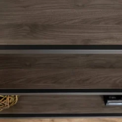 Modern Industrial X Frame Metal And Wood Media Bookshelf - Saracina Home -Saracina Home GUEST c96c08dc 6d44 407e ac9a 59ef938ff711