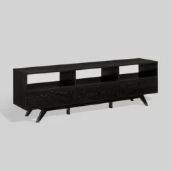 Mid-Century Modern Low TV Stand With Storage For TVs Up To 80" - Saracina Home -Saracina Home GUEST cdd98e5d 0ec8 4244 86c9 f0b9196b28a6