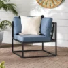Outdoor Modern Modular Patio Corner Chair Blue - Saracina Home -Saracina Home GUEST cddecb9f 1b31 4296 85bf ee7e62e35796