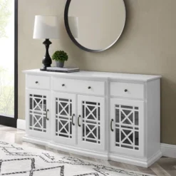 Selma Transitional 3 Tiered Ornate Fretwork Door Sideboard - Saracina Home -Saracina Home GUEST cdf6c707 00c3 48fa a445 4ef1444609de