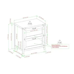 Rustic Farmhouse 2 Drawer File Cabinet - Saracina Home -Saracina Home GUEST ce05d634 a539 4a58 b7fc 0d5df5749416