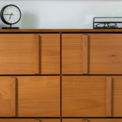 Modern Vertical Accent Solid Wood 6 Drawer Double Dresser - Saracina Home 34 Modern Vertical Accent Solid Wood 6 Drawer Double Dresser - Saracina Home -Saracina Home GUEST d269526e 49c3 4238 a724 62b0006a4bd0