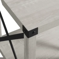 Sophie Rustic Industrial X Frame Side Table - Saracina Home -Saracina Home GUEST d2bc7a70 a6d7 44e2 9ef8 92f1a3ae1ed2