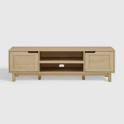 Modern Transitional 2 Door Storage TV Stand For TVs Up To 65" - Saracina Home -Saracina Home GUEST d2d3142c 5fd8 4607 99f7 08a2d5149653