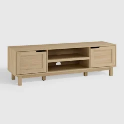 Modern Transitional 2 Door Storage TV Stand For TVs Up To 65" - Saracina Home -Saracina Home GUEST d3d477d6 fd8d 4230 ac60 c5abceaecb80