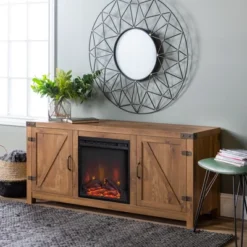 Clarabelle Double Door Farmhouse Electric Fireplace TV Stand For TVs Up To 65" - Saracina Home 17 Clarabelle Double Door Farmhouse Electric Fireplace TV Stand For TVs Up To 65" - Saracina Home -Saracina Home GUEST d5307b38 aecc 454c 88b0 425f92ab066f